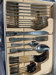 Набор столовых приборов ложки вилки ножи Cutlery Set (24 Предмета) фото от покупателей 8