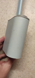 Туалетний йоржик з гнучкою силіконової щіткою блакитний фото від покупців 2