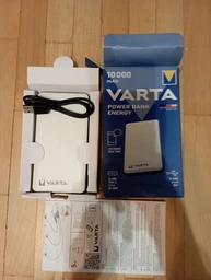 Varta Power Bank Energy 10000 мАч оснащенный усовершенствованной технологией безопасности c зарядным кабелем фото от покупателей 11