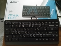 Клавиатура проводная A4Tech FKS11 USB Grey/Black (4711421960458) фото от покупателей 6
