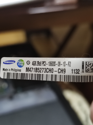 Оперативная память A-Tech 4GB DDR3-1333 (PC3-10600) SODIMM 2Rx8 (AT4G1D3S1333ND8N15V) фото от покупателей 12