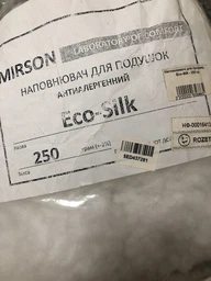 Наполнитель для подушек MirSon Eco-Silk 250 г (2200000656865) фото от покупателей 4