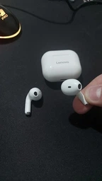 Бездротові навушники Lenovo LivePods LP40 TWS Bluetooth 5.0 Білі фото від покупців 7