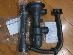 Сифон для кухонной мойки KRONER (KRP) Siphon-011 3 1/2"x40 мм черный (CV023014) фото от покупателей 6