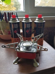 Портативная горелка под баллон KOVAR Portable Card Type Stove K-202 газовая с пьезоэлементом