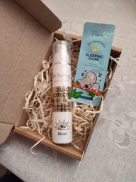 Увлажняющий солнцезащитный крем Top Beauty для лица SPF 50+/PA+++, 50мл фото от покупателей 2