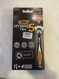 Станок для гоління чоловічий BIC Flex 5 Hibrid з 2 змінними картриджами (3086123644922) фото від покупців 15
