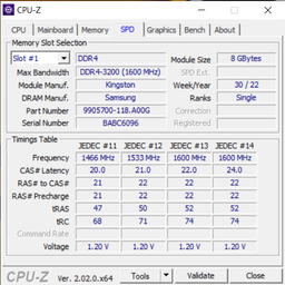 Модуль пам'яті для ноутбука SoDIMM DDR4 8GB 3200 MHz Kingston (KVR32S22S8/8) фото від покупців 1