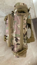 Рюкзак тактический обьем 56 л, военный, штурмовой 4 в 1 Molle system multicam с обезшумленной системой пуллеров на замках (358169391-4464) фото от покупателей 18