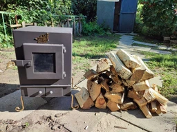 Піч-камін Экожар Комфорт Плюс, з камерою допалювання вторинних газів (сталь 4мм) фото від покупців 5