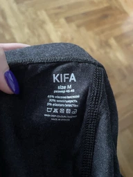 Термобілизна жіноча зимова з вовною термокомплект KIFA чорний КЖО-512-XL фото від покупців 2