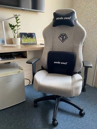 Кресло для геймеров Anda Seat Phantom 3 Size l Dark Gray Fabric (ad18y-06-gb-f) фото от покупателей 1