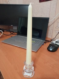 Круглий свічник Bolsius 62/57 для конусних і столових свічок (140300) фото від покупців 4