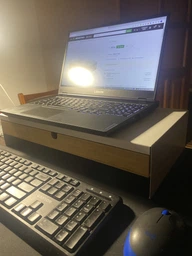 Підставка для монітора з висувною шухлядою IKEA ELLOVEN 504.747.70 47х26х10см фото від покупців 4