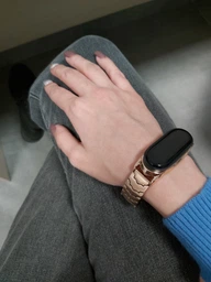 Ремінець MiJobs V-shape металевий для Xiaomi Mi Band 5/6/4/3 Silver (mrk0002)