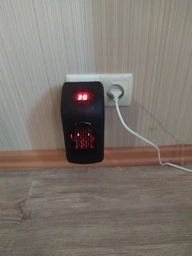 Тепловентилятор с терморегулятором и таймером 400 W Handy Heater, черный (MX 11453) фото от покупателей 13