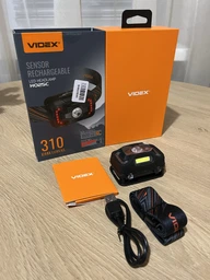 Налобний світлодіодний ліхтарик VIDEX VLF-H025C 310Lm 5000K фото від покупців 3