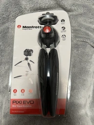 Фотоштатив Manfrotto PIXI EVO 2 Section Mini Tripod Black (MTPIXIEVO-BK)