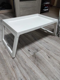 Поднос с ножками IKEA KLIPSK белый 002.588.82 фото от покупателей 3