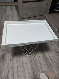 Поднос с ножками IKEA KLIPSK белый 002.588.82 фото от покупателей 1