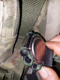 Чоловічий водостійкий спортивний тактичний з компасом годинник Hemsut Military с компасом