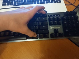 Клавіатура A4tech Bloody B760, USB ігрова, LK-Green switches, механічна, LED-підсвічування Grey фото від покупців 2