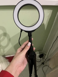 Кольцевая USB LED лампа Puluz PKT3084B 4.7" + настольный штатив фото от покупателей 1