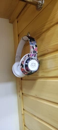 Беспроводные наушники Headset I750 – LED-подсветка, Bluetooth, MicroSD, FM-радио Черные фото от покупателей 11