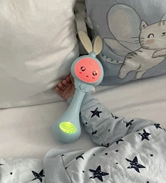 Інтерактивне музичне брязкальце Baby Molar Rattle sobebear YL 5505 прорізувач для зубів Зайчик рожевий фото от покупателей 8