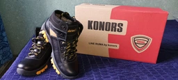 Подростковые зимние кожаные ботинки для мальчика Konors 7061/33/73-13 37 Черные (KN2000000380148)
