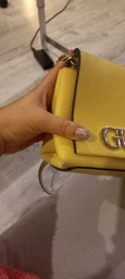 Сумка жіноча Guess Uptown Chic Mini 563 Жовта (H2000029597893) фото від покупців 8