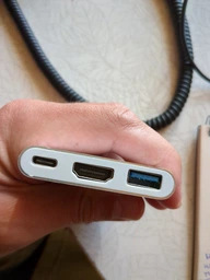 Адаптер-преобразователь Cablexpert USB Type-C multi-adapter Silver (A-CM-HDMIF-02-SV) фото от покупателей 5