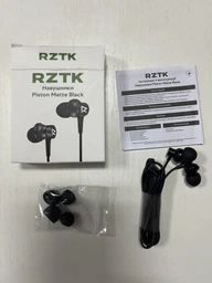 Навушники RZTK Piston Matte Black фото від покупців 3