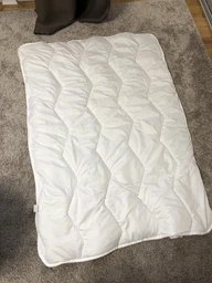 Дитяча ковдра Comfort ТM PAPAELLA 100х135 см, антиалергенна зигзаг біла (8-8723*005) фото від покупців 5