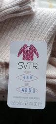 Свободный женский свитер SVTR. Бордо 54-56 фото от покупателей 4