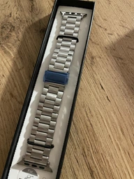 Металлический ремешок Fruct 3-Bead Metal Band для Apple Watch 42/44/45/46/49 mm Black фото от покупателей 12