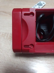Аварійний акумуляторний ліхтар лампа Almina DL-2424 з функцією Power bank переносний світильник 24 LED Червоний фото від покупців 3