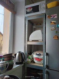 Стеллаж металлический оцинкованный "Бюджет" 1800х400х400 мм, 5 полок, ДСП (В18016 04040 51)