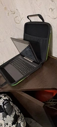 Кейс для нетбука планшета 10.2" HQ-Tech H191 "Абстракція зелені квіти" картинка з фотографічною якістю фото від покупців 1