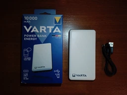 Varta Power Bank Energy 10000 мАч оснащенный усовершенствованной технологией безопасности c зарядным кабелем фото от покупателей 9