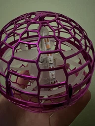 Летающий шар спиннер AToys flying ball электрический, с RGB подсветкой-95 мм фото от покупателей 1