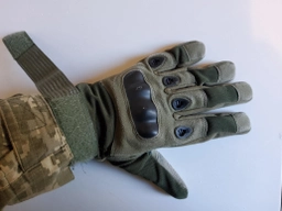 Перчатки Тактические с Закрытыми Пальцами Зеленый Clefers Tactical GLFR размер XL - Военные Осенне-Зимние (5002114) фото от покупателей 3