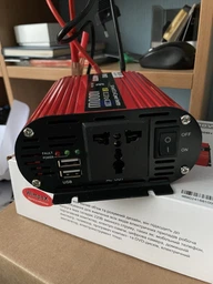 Інвертор авто перетворювач напруги 12-220в 500вт 12V 220V 500W USB Power Inverter UKC SSK-500W 12V фото від покупців 7