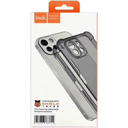 Чохол з посиленими кутами IMAK Airbag MAX Case для Xiaomi Poco X4 GT - Transparent Black
