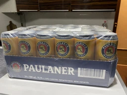 Упаковка пива Paulaner Original светлое фильтрованное 4.9% 0.5 л x 24 шт (4066600211815)
