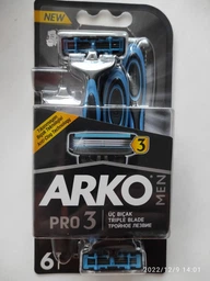 Станки для бритья ARKO T3 System тройное лезвие 6 шт (8690506422417) фото от покупателей 6
