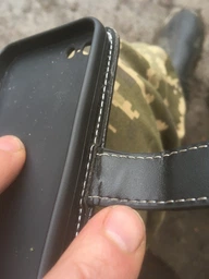 Чехол Croc для Iphone 5 / 5s / SE книжка кожа PU коричневый