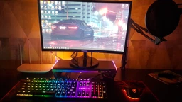 Подставка для настольного монитора MOOJAY с игровой подсветкой RGB и концентратором 4 x USB 3.0 фото от покупателей 11