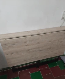 Стіл розкладний Моріс Ferrum-decor 750x1000x600 Чорний метал ДСП Кашемір 16 мм (MORI1013) фото від покупців 2
