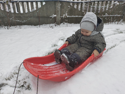 Санки Prosperplast Snow красные фото от покупателей 1